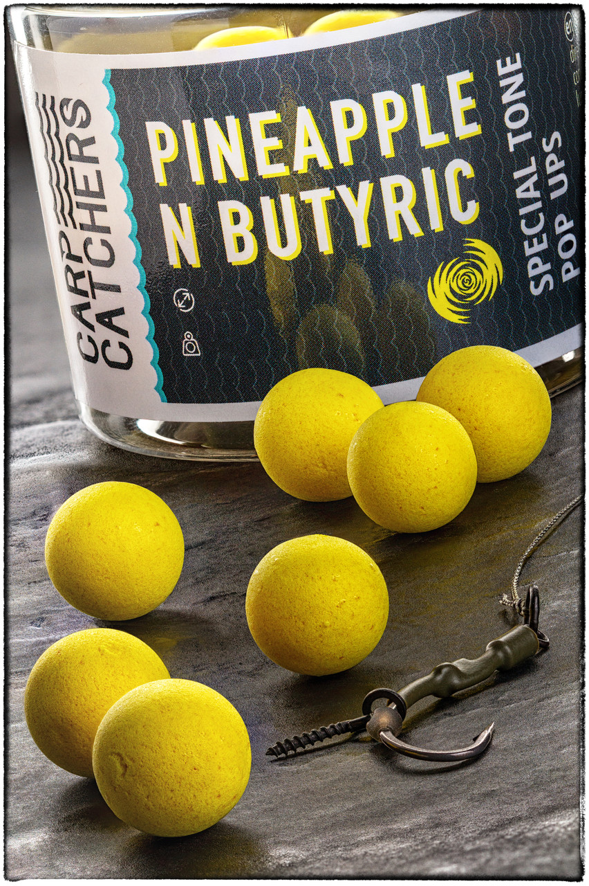 Плаваючі бойли поп-ап Carp Catchers PINEAPPLE N BUTYRIC SPECIAL TONE 12 мм