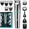 Машинка для стрижки акумуляторна, 6в1, VGR V-101 / Тример для стрижки волосся та бороди / Набір для стрижки, фото 10
