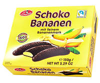 Шоколадные конфеты с банановым кремом Schoko Bananen 150г. Германия