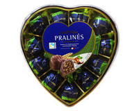 Шоколадные конфеты "Pralines" с лесным орехом 165 г. Австрия