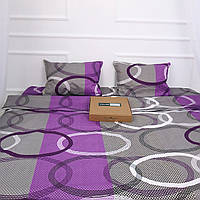Комплект постельного белья полуторный 150х215 см фиолетовый pf-181