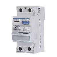 ПЗВ HAGER двополюсне 2P, 40A, 100mA, тип A, CEA240D, Хагер диференціальне реле, пристрій захисного відкл