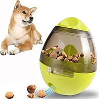 Игрушка-кормушка интерактивная для домашних животных, мяч диспенсер с отверстием для кормления собак и кошек