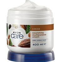 Avon Care Nourishing with Cocoa Butter живильний крем для тіла і обличчя з какао-маслом 400 мл