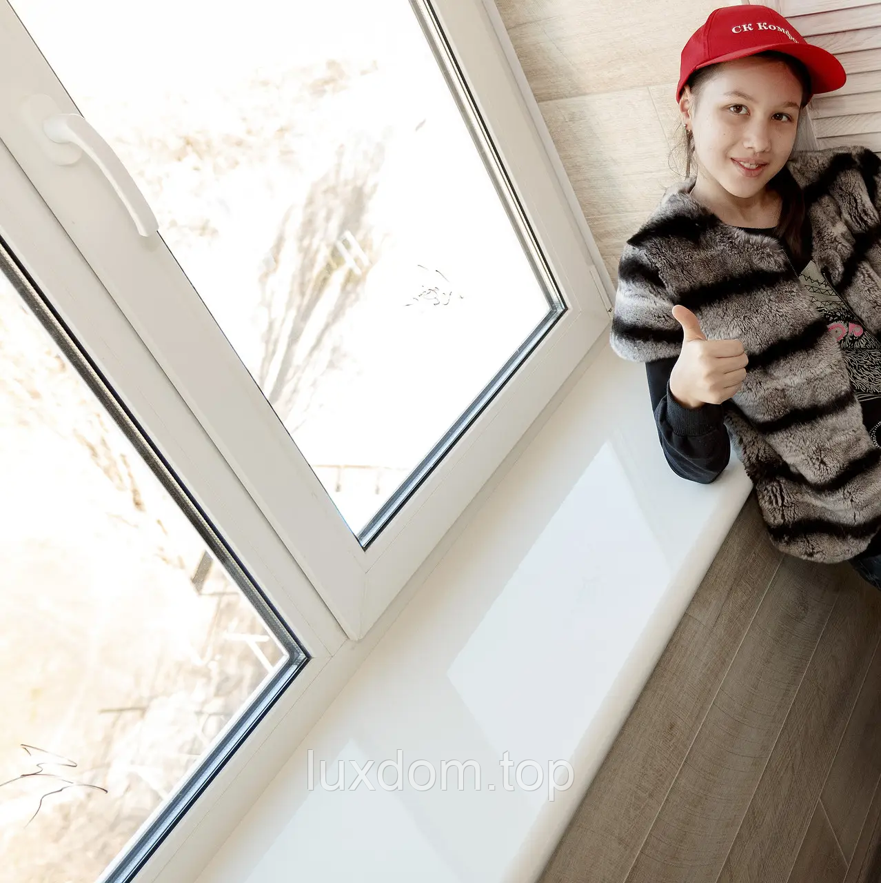 Підвіконня LESGARD сатін плiвка Elesgo, Нiмеччина, фото 1