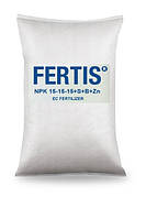 Удобрение универсальное Fertis NPK 15-15-15+S+B+Zn - (мешок 25 кг)