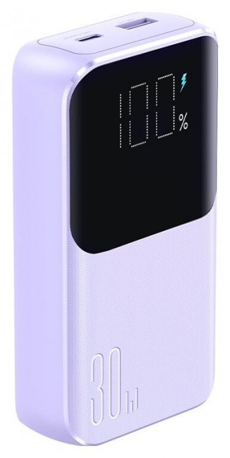 Joyroom mini JR-PBC07 20000mAh 30W z cablemi USB-C i Lightning Purple