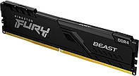 Оперативная память Kingston Fury DDR4-3200 16384MB PC4-25600 Beast Black (KF432C16BB 16) BB, код: 8072077