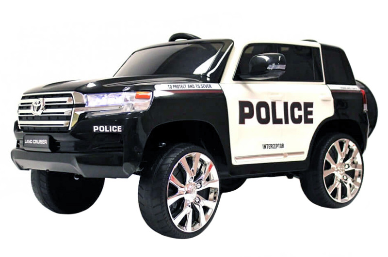 Электромобиль детский Toyota Land Cruiser POLICE 200 JJ2022 12V7AH, 2*550# 2X35W моторы С лицензией из радиок - фото 1 - id-p2130892253