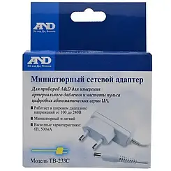 Мережевий адаптер TB-233C для тонометрів A&D (оргінальний)