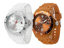 Наручні кварцові годинники Detomaso Colorato Date 44мм - 6 варіантів