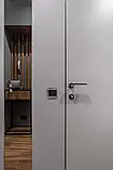 Приховані двері під фарбування  (з чорним алюмінієвим обкладом полотна), фото 5