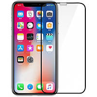 Защитное стекло Coolki Full Cover 10D на весь экран для iPhone XR Black ML, код: 6719392