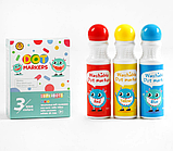 Крапкові маркери C 35506 3 кольори по 60 мл, в коробці, фото 3