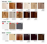 Міжкімнатні двері з четвертю LADA-LOFT 4.0 verto колір Verto-CELL Дуб невада Скло сатин, фото 2