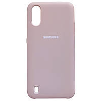 Чехол Silicone Case Samsung Galaxy A01 Nude FT, код: 8109056