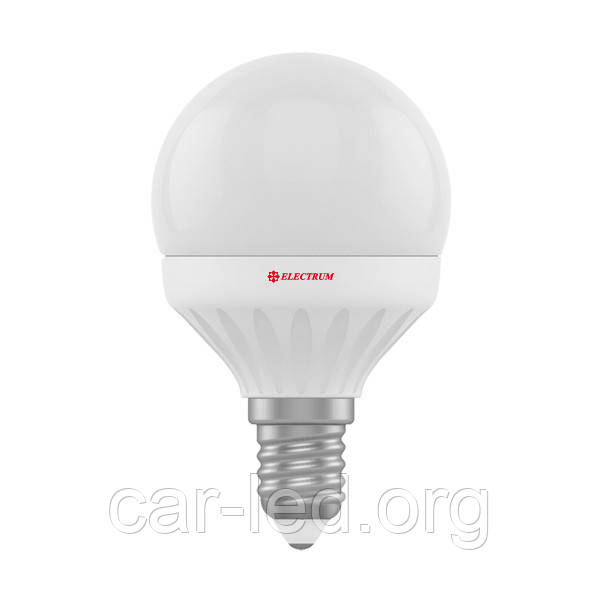 Лампа Світлодіодна куля LB-12 7W E14 2700K АЛЮМОПЛАСТ. КОРП. A-LB-0435