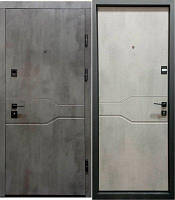 Вхідні двері квартирні Міністерство дверей МДФ/МДФ П-3К- 367 Q ОКСИД ТЕМНИЙ /ОКСИД СВІТЛИЙ