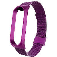 Ремінець Milanese Loop Strap для Xiaomi Mi Band 5 6 Purple MY, код: 6501785