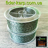 Лідкор Hevicore без сердечника "Camo Green 12X" 45lb , для рибальських оснасток та монтажів , 300 метрів, фото 3