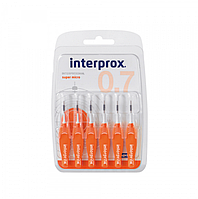 Щетка межзубная INTERPROX 4G 0.7 мм SUPER MICRO 6 шт.