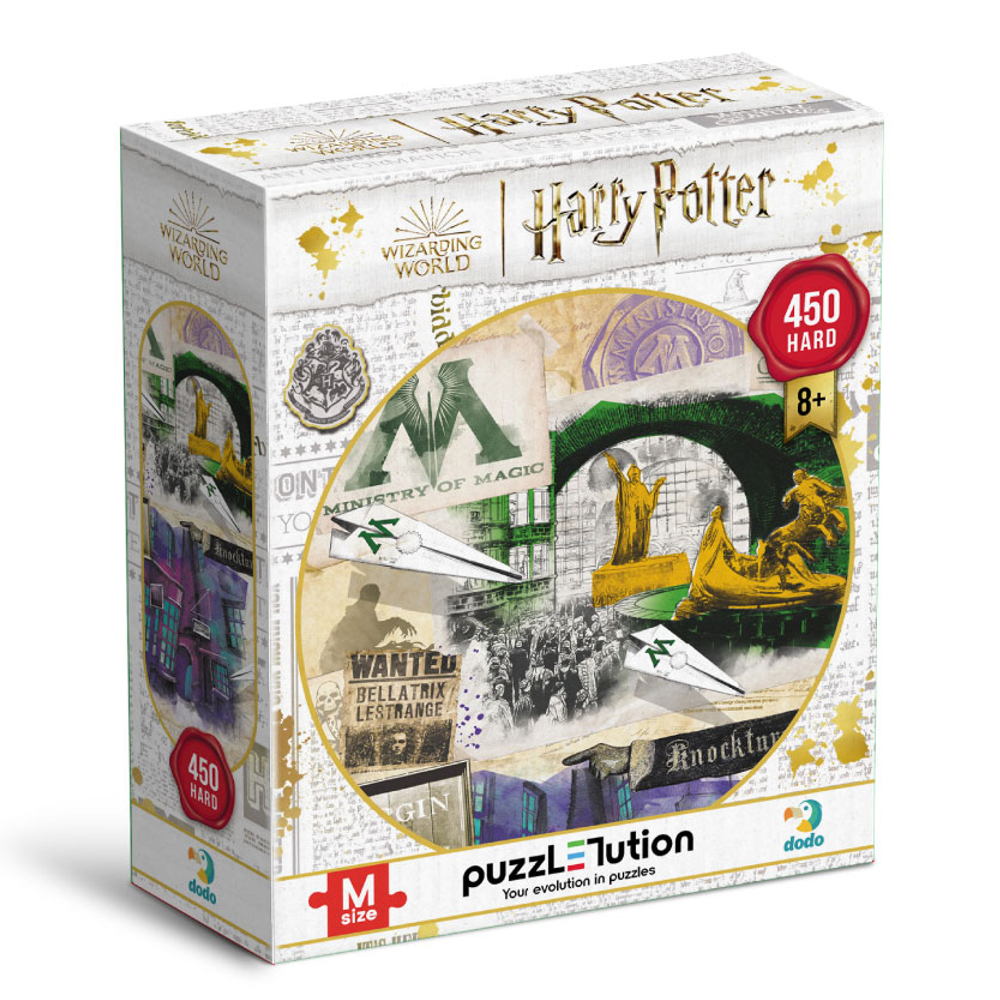 Пазл "Hard-M Harry Potter. Міністерство магії та Алея Ноктерн", 450 елементів DoDo (4823115908674)