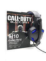 Дротові навушники CALL OF DUTY H10 ігрові з мікрофоном Чорний