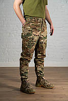 Армейские штаны мультикам рип-стоп штурмовые военные летние Multicam брюки мужские тактические Rip-stop YYY