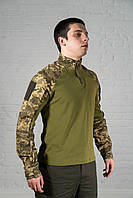Камуфлированная рубашка ubacs боевая пиксель рип-стоп тактическая убакс мм14 зсу армейский весенний YYY