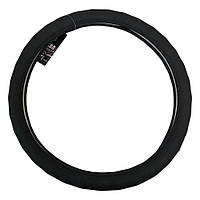 Чохол на руль чорний з перфорацією М  DK-M194BK