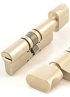 Циліндр MUL-T-LOCK MT5+ ключ/тумблер нікель сатин