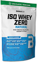 Протеин Изолят BioTech Iso Whey Zero Natural 1 кг