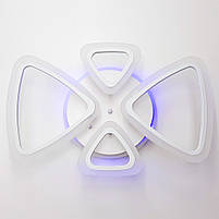 Люстра пристельова світлодіодна-LED біла DIMMER 72w+RGB Sneha (99624303890/4 WHITE), фото 8