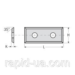 Змінні ножі з 4х сторонній заточуванням 49,5×12×1,5 CMT Італія