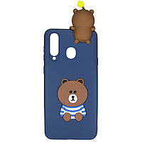 Чехол Cartoon Case 3D для Samsung Galaxy M30 Galaxy A40s Мишка (arbc6264) TP, код: 1696415