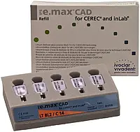 IPS e.max CAD С14/5 Блоки CEREC/inLab LT/MT/HT (A1-D4) для техніки CAD