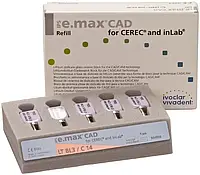 IPS e.max CAD С14/5 Блоки CEREC/inLab LT/MT/HT (A1-D4) для техніки CAD