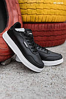 Черные мужские стильные кеды на каждый день 41-45 г кроссовки подошва пена, кроссовки парни 44(28.5см)