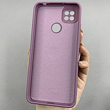 Чохол для Xiaomi Redmi 9C матовий з кільцем-тримачем чохол на телефон сяомі редмі 9с чорничний cfc, фото 3