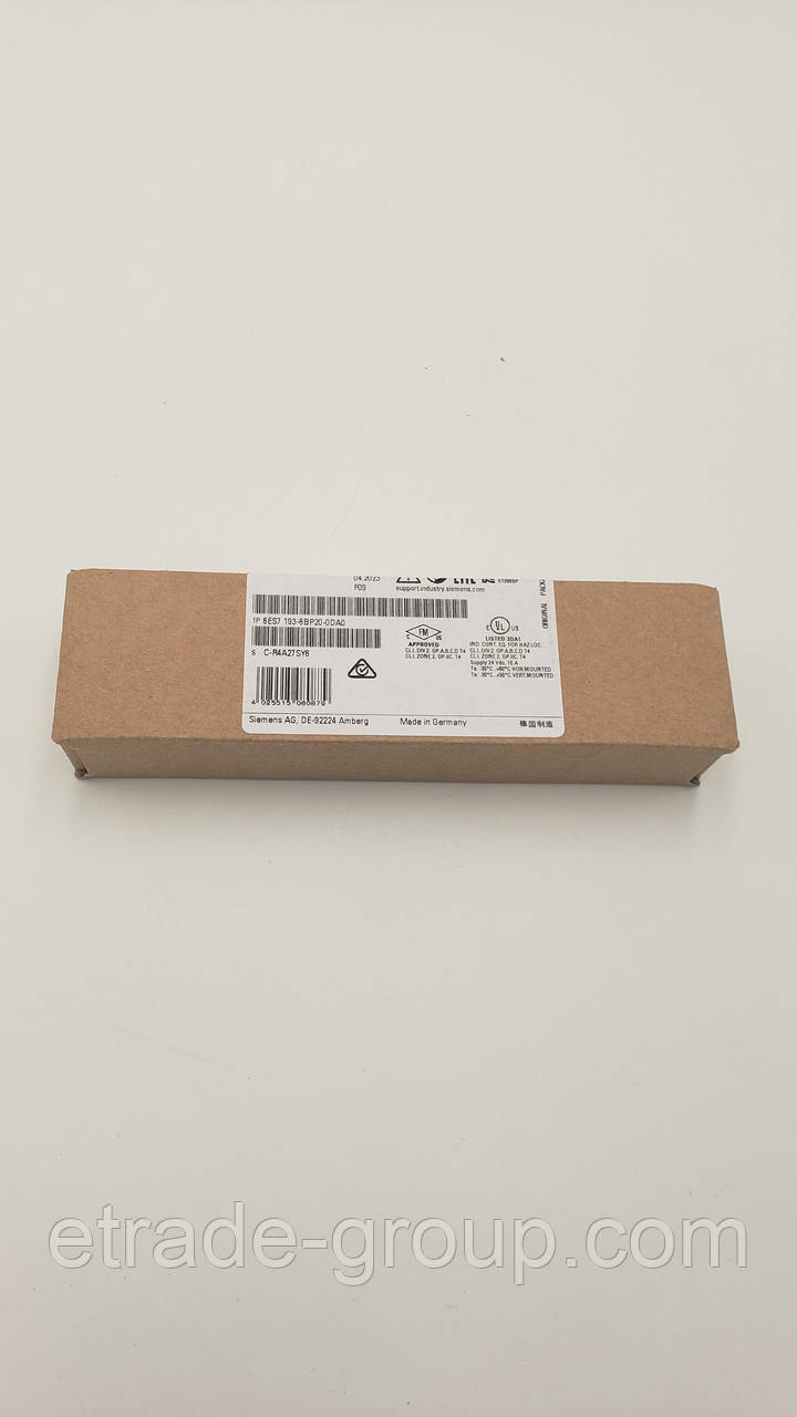 З'єднувач SIMATIC ET 200SP Siemens ES7193-6BP20-0DA0