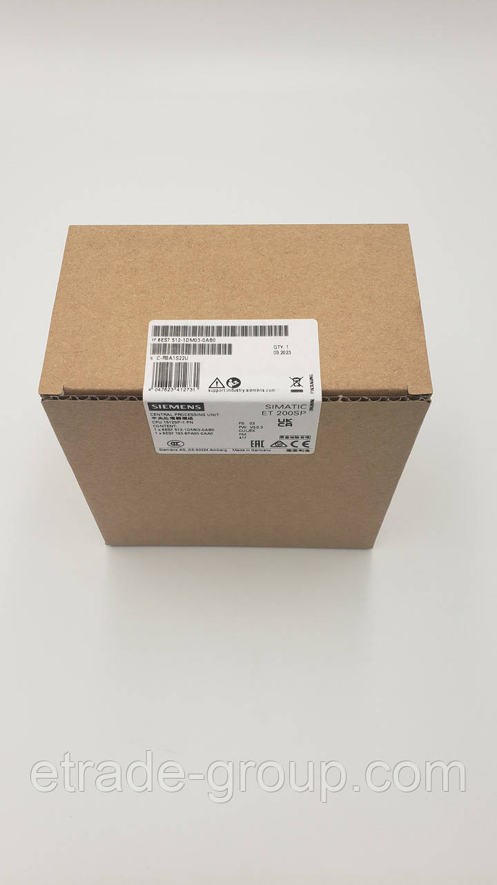 Контролер Siemens 6ES7512-1DM03-0AB0 ET 200SP