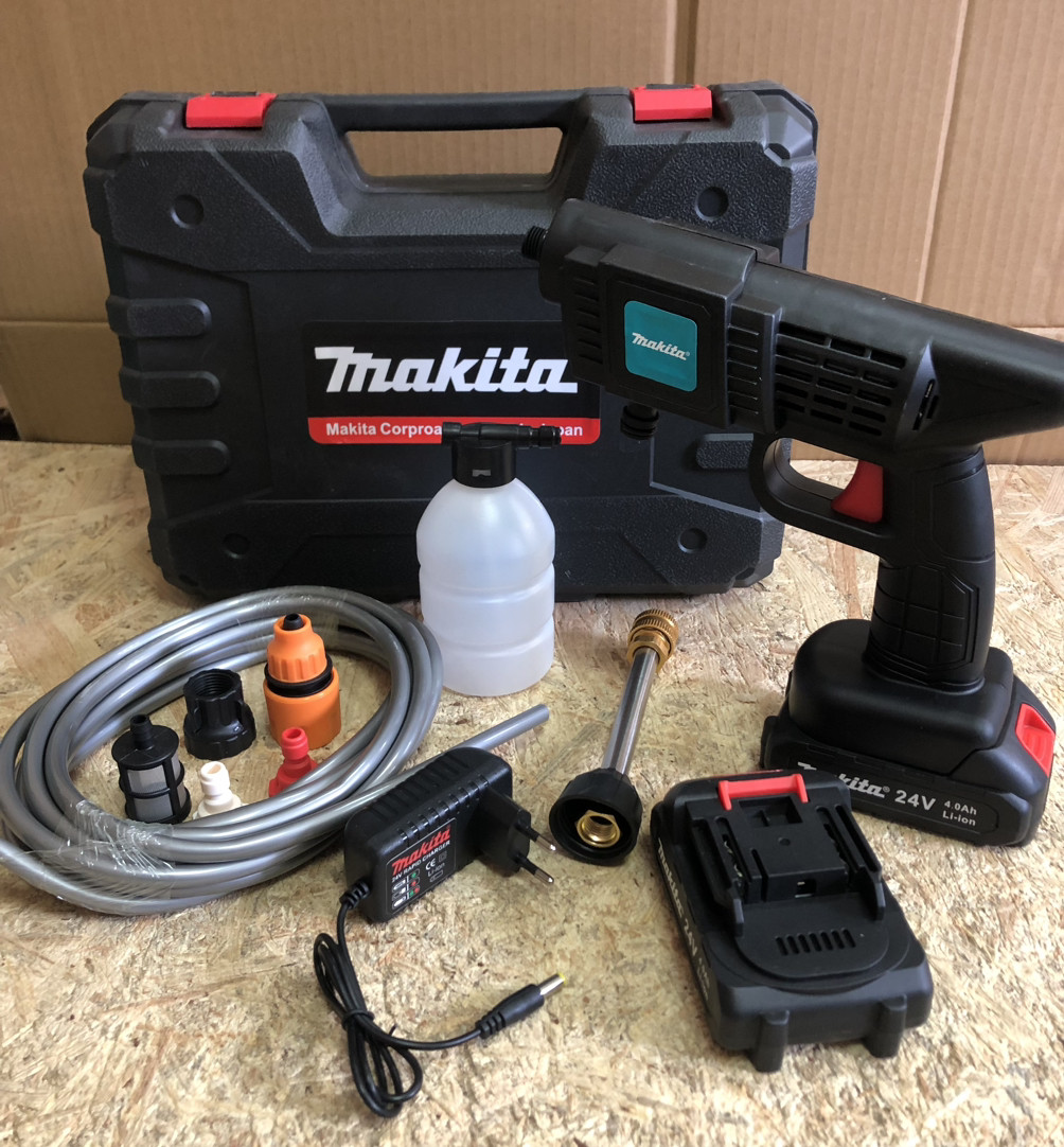 Аккумуляторная мойка Makita DHW040 24V 5А Аккумуляторная минимойка ...