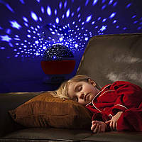 Детский ночник звездное небо, детский ночник на батарейках, светильник для новорожденного, AVI