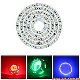 Ангельські очі для авто на мотоцикл бмв ваз гольф ланос сенс ауді шевроле шкода форд опель хонда рено мазда тойота УАЗ 120 червоні, фото 6