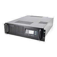 ДБЖ із правильною синусоїдою ONLINE Ritar RT-6KS-LCD, RACK 6000VA (5400 Вт), 192 В + батарейний блок 12 V 7,5 Ah