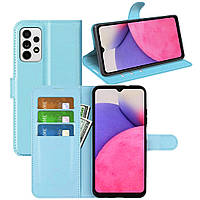 Чехол-книжка Litchie Wallet Samsung Galaxy A23 Light Blue BB, код: 8129129