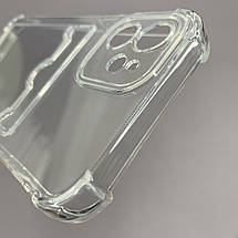 Чохол для Apple iPhone 12 чохол з кишенею для карт на телефон айфон 12 прозорий p4b, фото 4