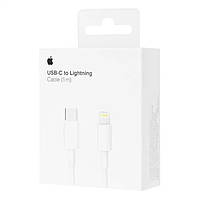 Кабель быстрой зарядки для Apple iPhone iPad Type-C (USB-C) to Lightning White