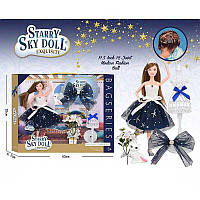 Кукла SK 032 D висота 30 см, шарнірні суглоби, аксесуари, знімне взуття, манекен, штучні квіти, прикраса для