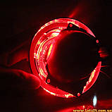 Ангельські очі LED 80 мм червоні на фари БМВ ВАЗ Мазда Форд Шевроле Кіа Ніссан Опель УАЗ Рено Шкода VW BMW, фото 4